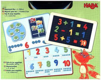 Magnetspiel-Box 1, 2, ZÄHLEREI in bunt