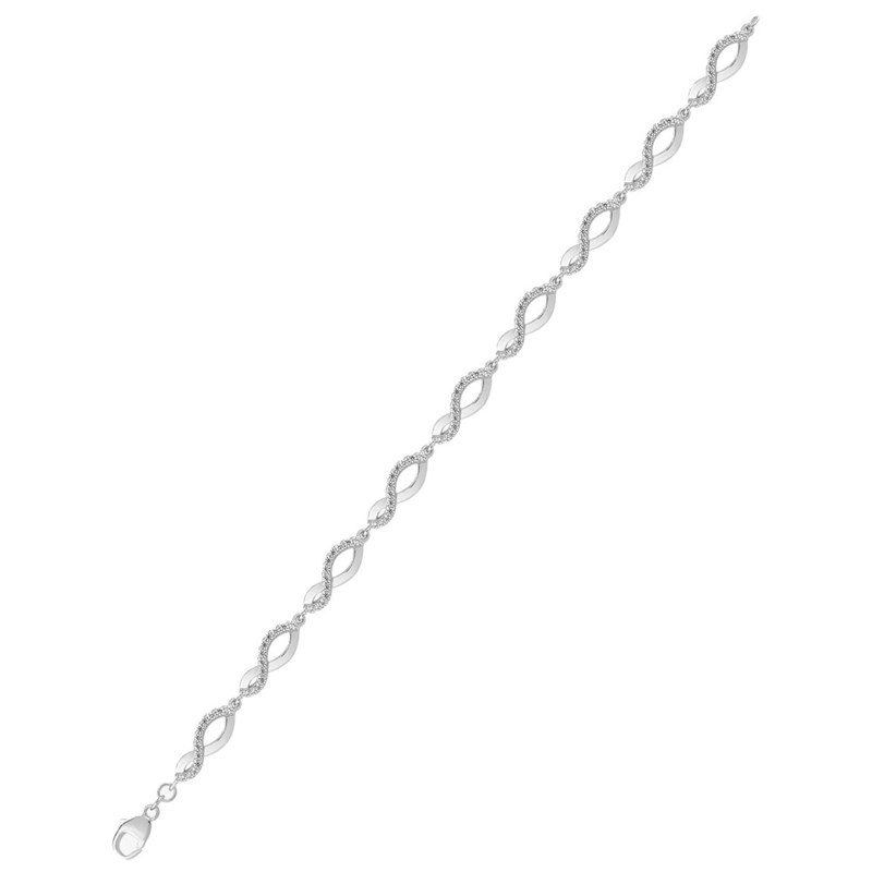 Bracelet Femme - Argent 925 - Longueur : 18 cm