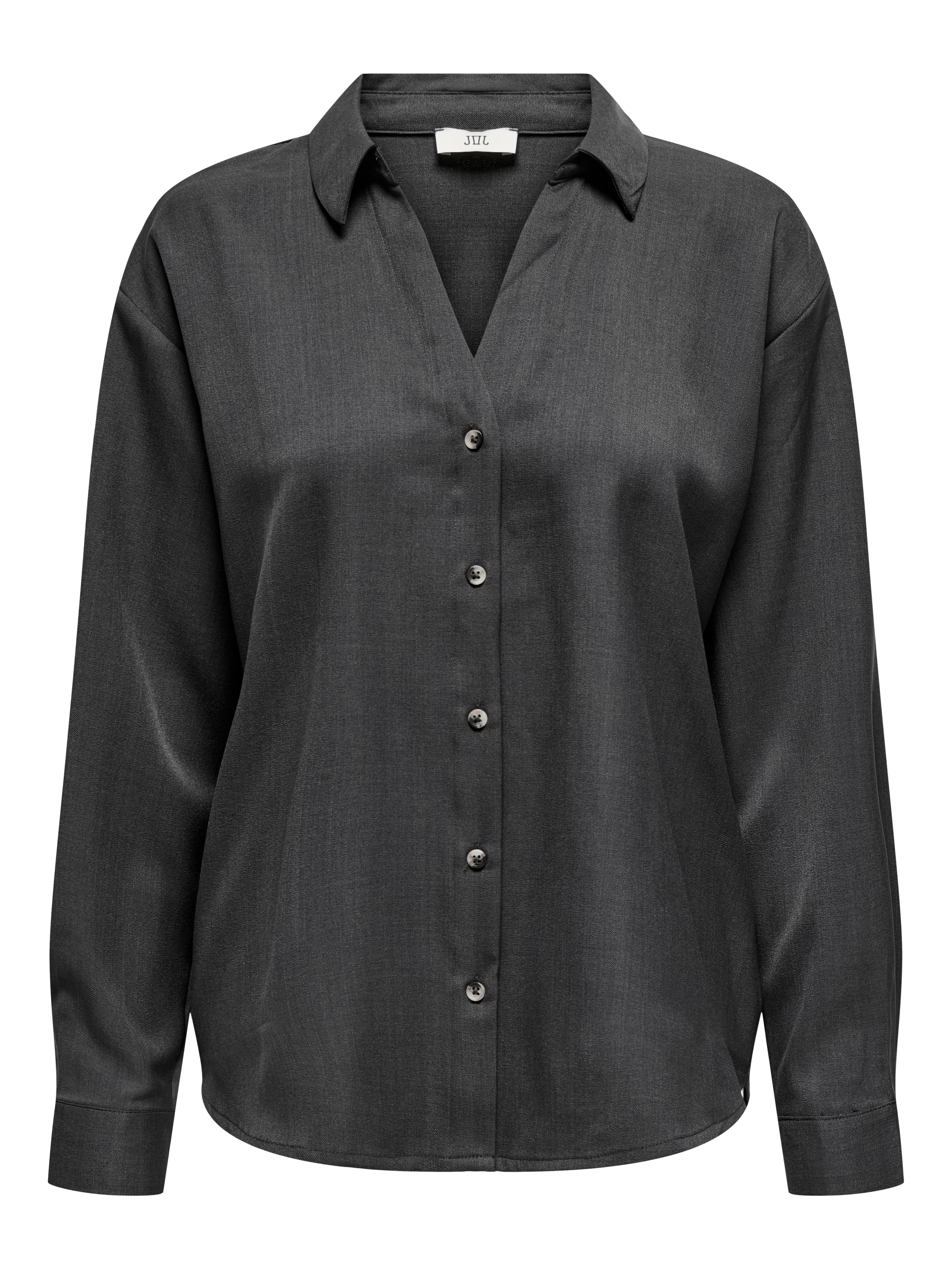 JDYNINA Hemd Dark Grey Melange