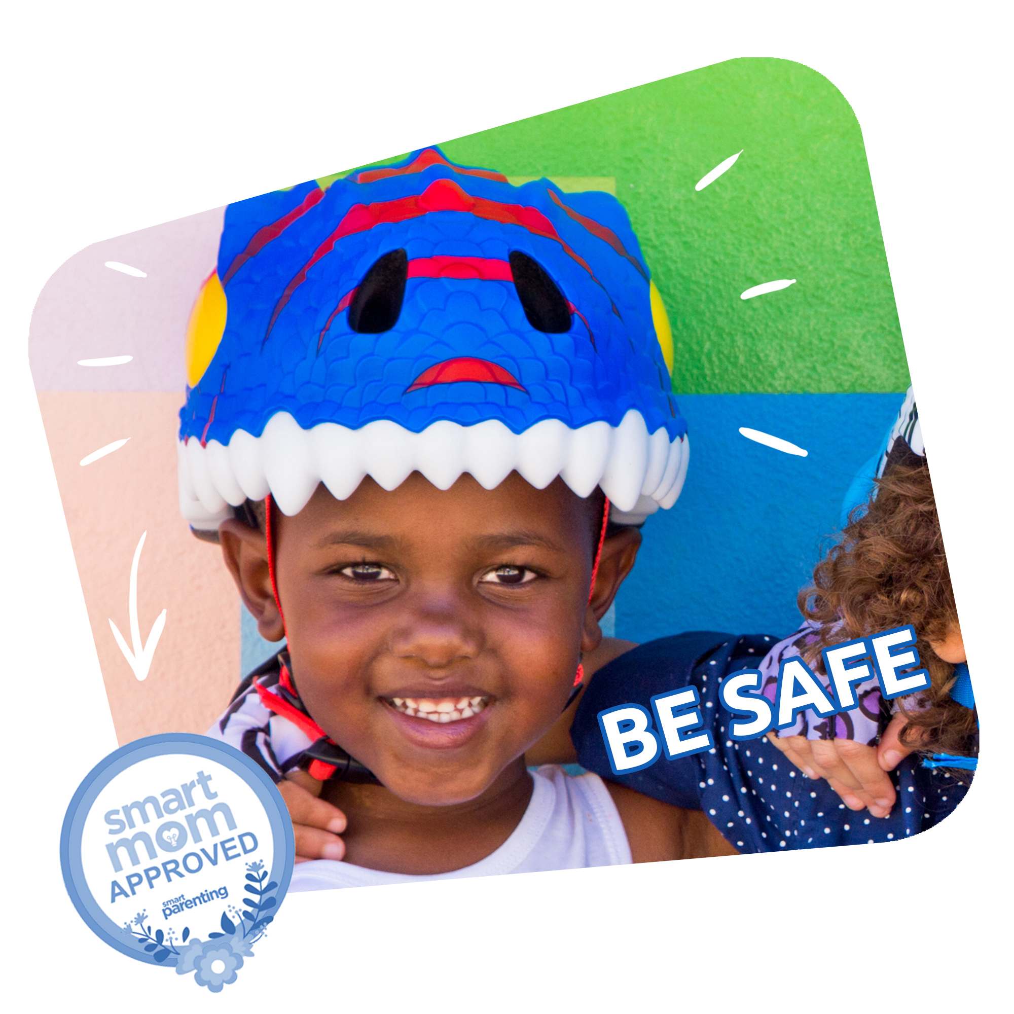Capacete de Bicicleta Infantil | Dragão Azul | Segurança Máxima | Certificado EN1078