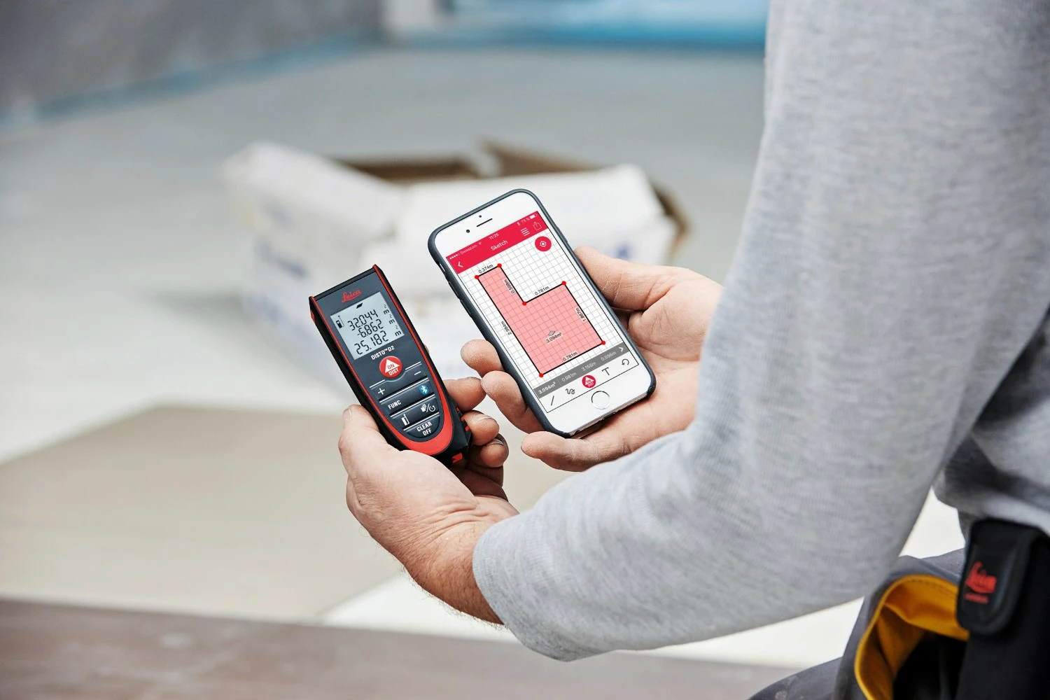 Leica Disto D2 BT Afstandsmeter - bluetooth - 100m