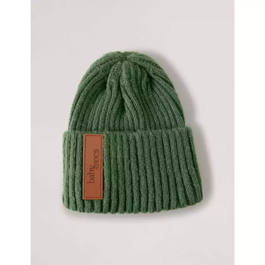 BabyMocs Mütze Vegan grün
