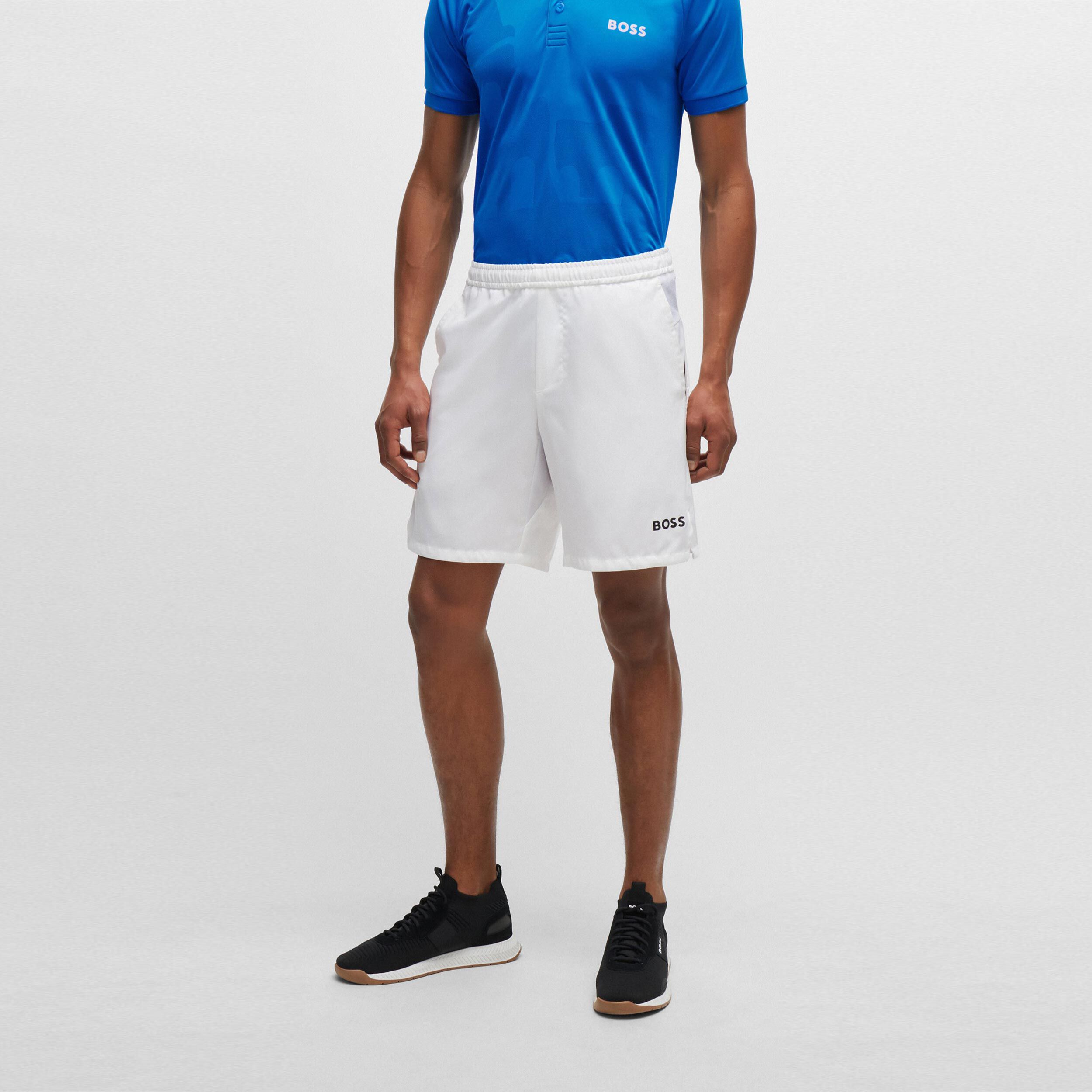 BOSS Tiebreak Shorts Hommes - Blanc