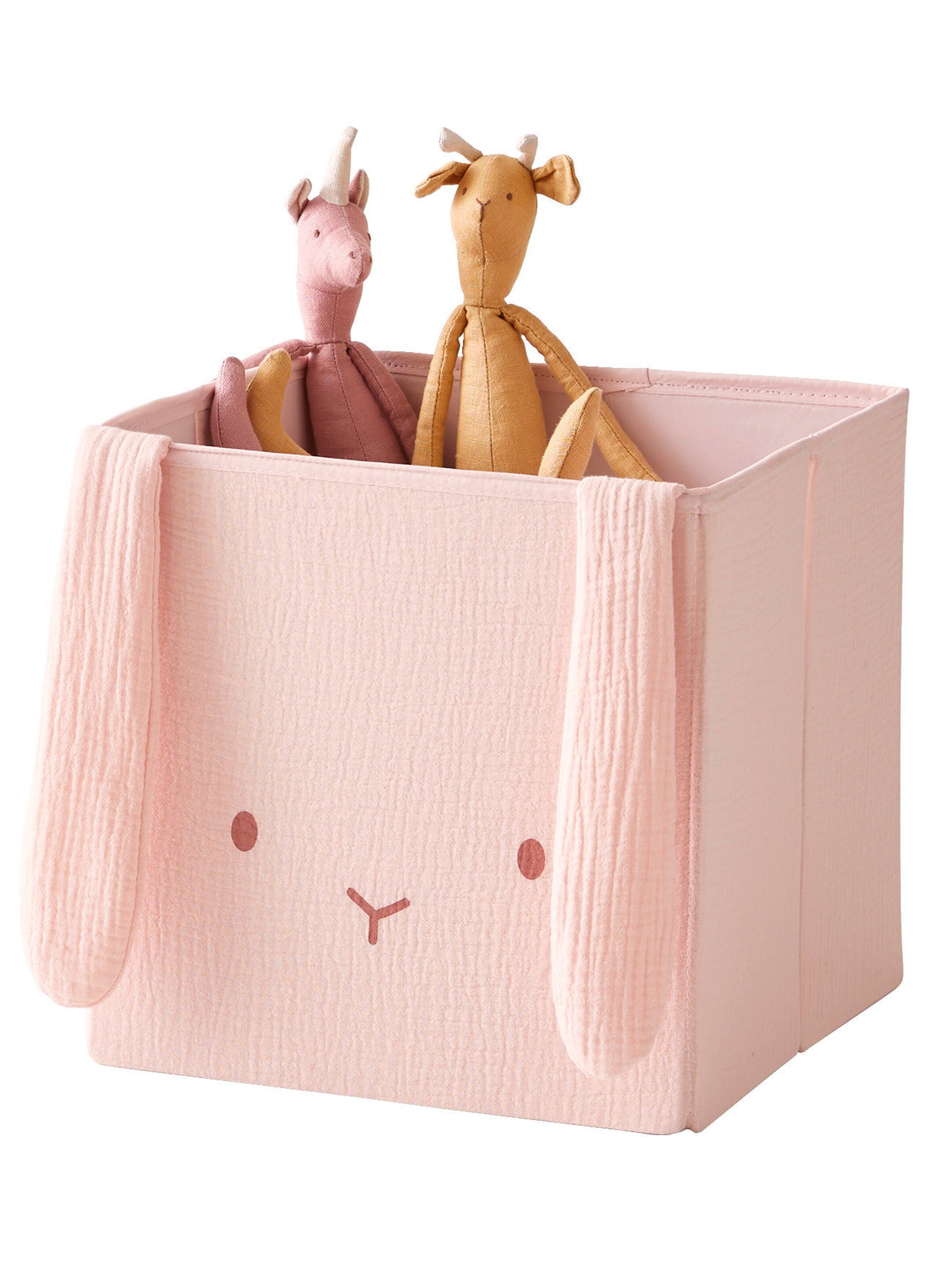 Vertbaudet 2er-Set Kinderzimmer Aufbewahrungsboxen pack rosa