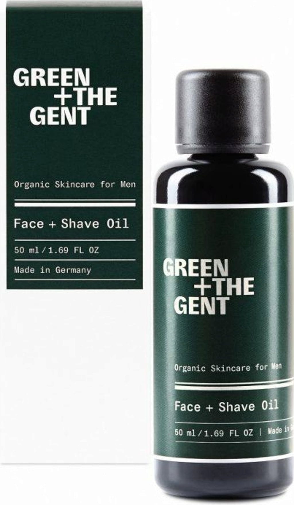Green + The Gent  Face + Shave Oil, 50 ml