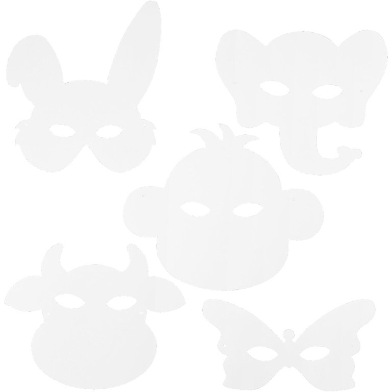 Masken-Set blanko