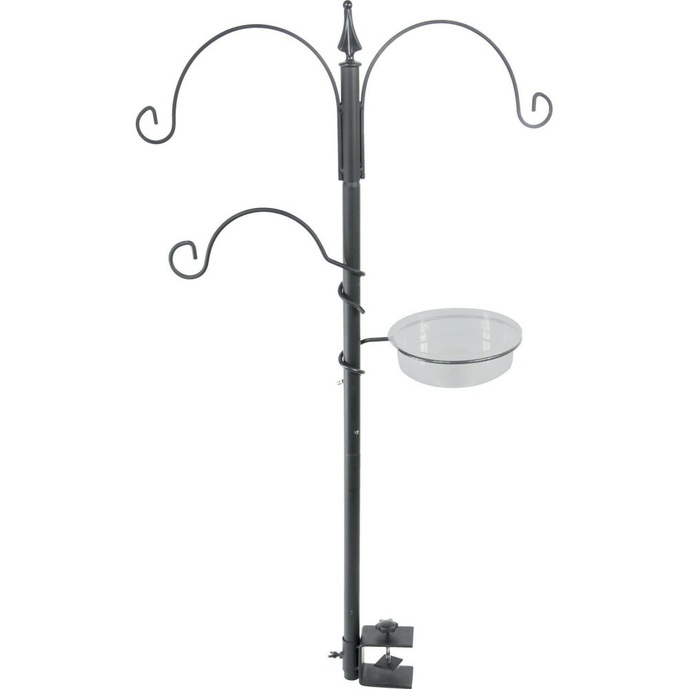 Mangeoire station balcon, hauteur total 90 cm. Pour oiseaux