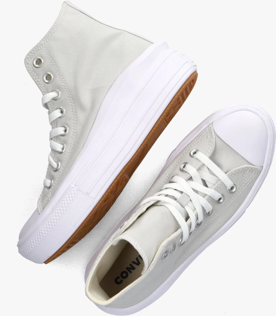 CONVERSE grijze converse hoge sneaker chuck taylor all star move