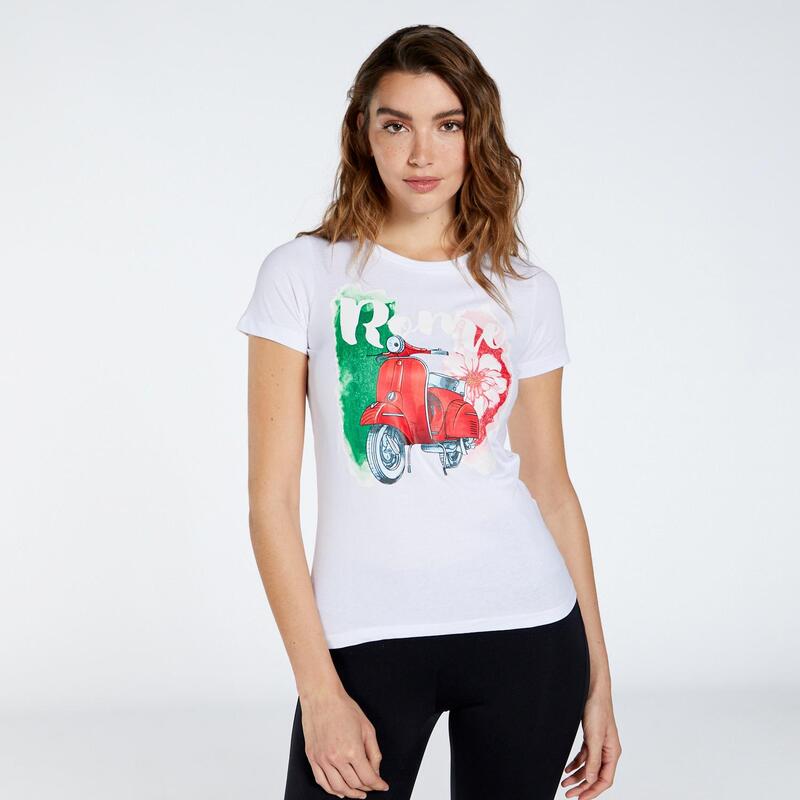 Camiseta prateada