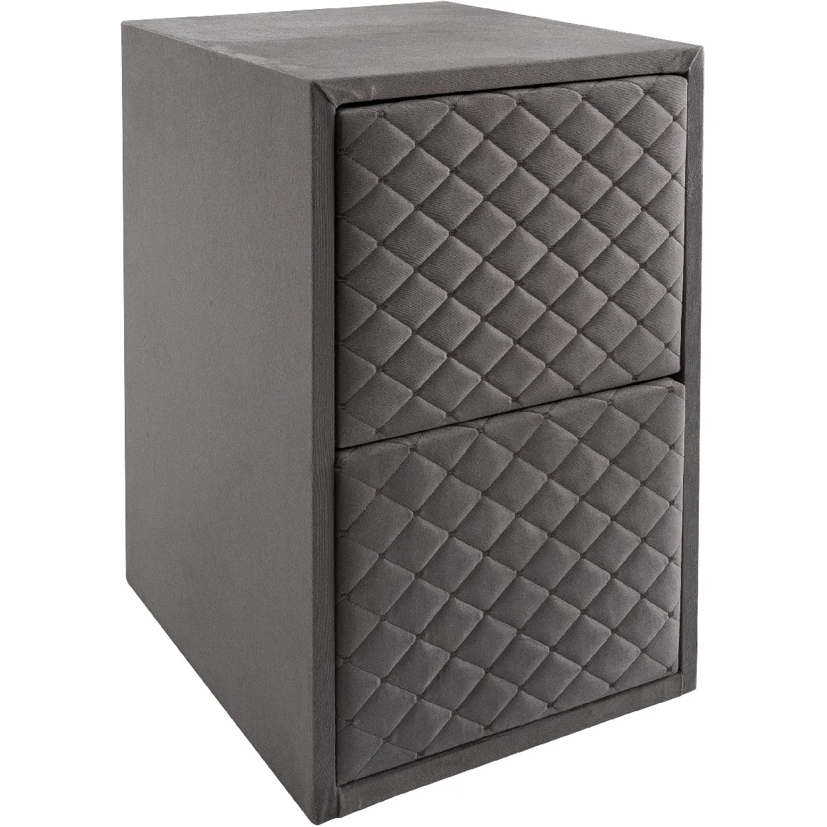 Vivenla Table de chevet Paris - Gris - L 40 x P 45 x H 60 cm