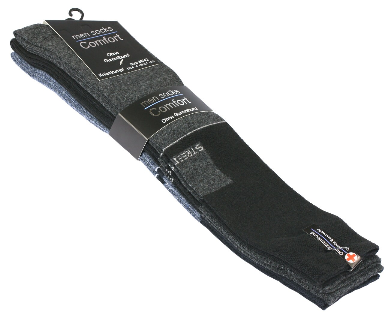 Cotton Prime® 3 Paar Comfort KNIESTRÜMPFE