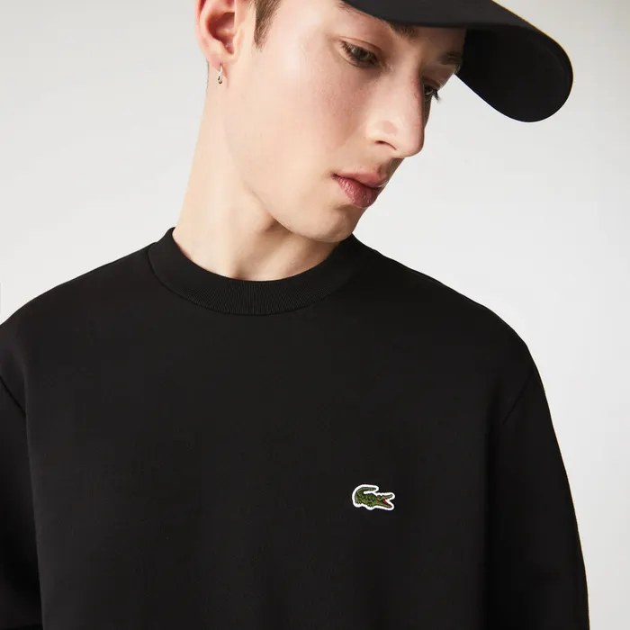 Lacoste Bio Cotton Fleece Crew Sweater Heren
