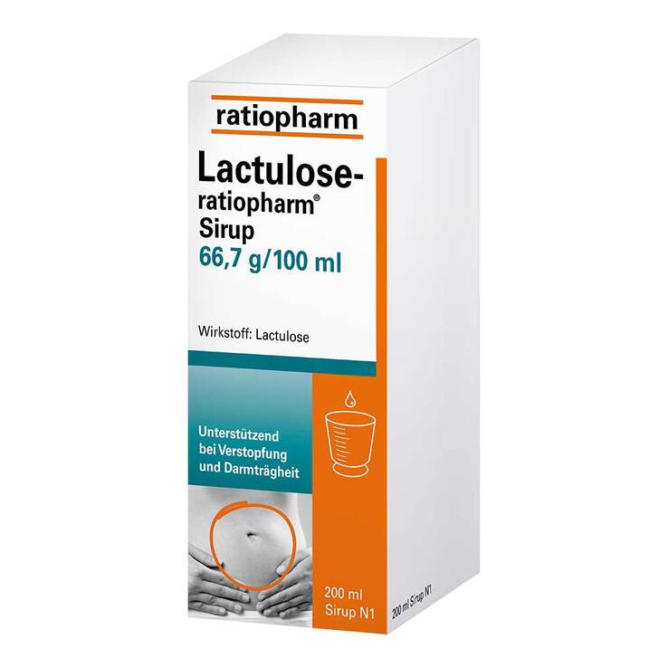 Lactulose-ratiopharm Sirup, 200 ml