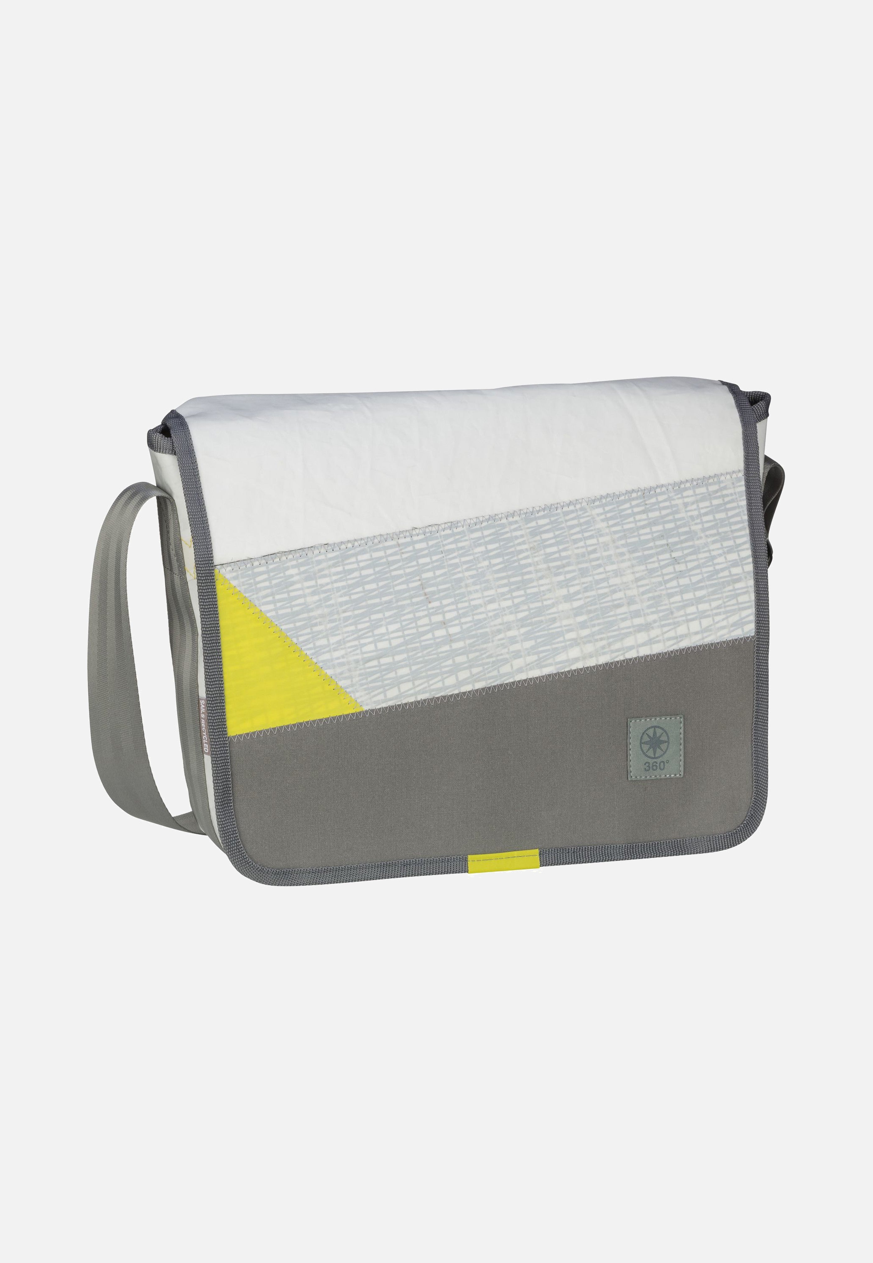 Barkasse Weiß/Gelb Carbon - Messenger Bag