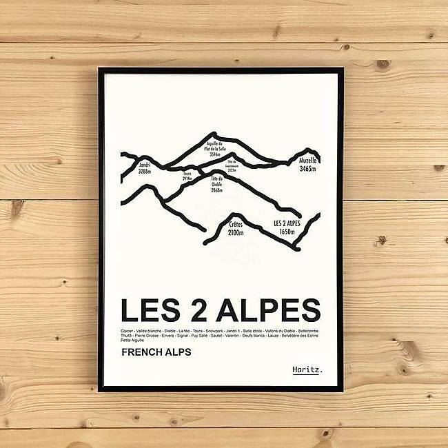 HARITZ - LES 2 ALPES 30 X 40 CM