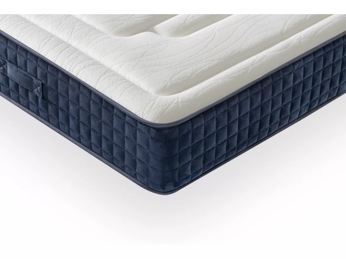 Matelas Mousse 180x200 Viena - Ferme - Réversible - Côté Été/hiver - H23 Cm