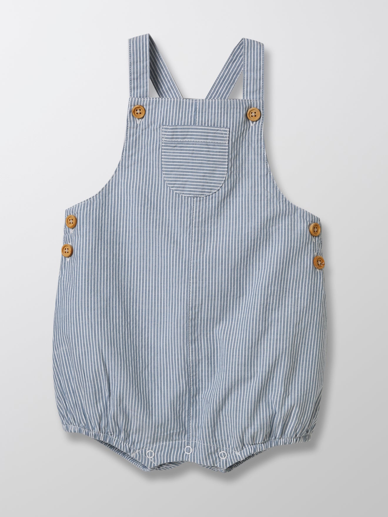 Barboteuse Bébé en tissu seersucker