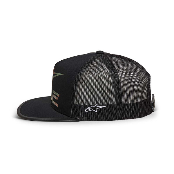 Alpinestars - Casquette Ride 4.0 Camo Trucker Noir / Camouflage Vert