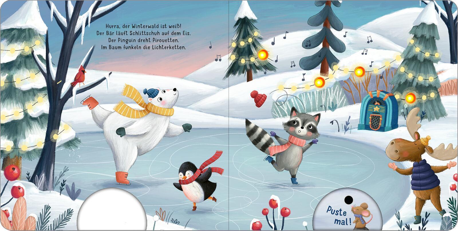 Mein liebstes Pustebuch - Hurra, es schneit!