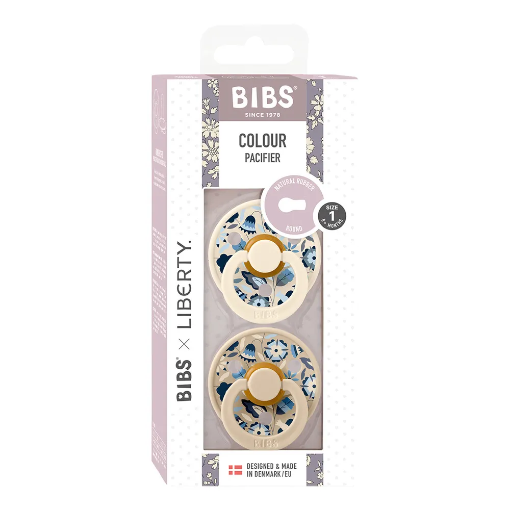 BIBS x Liberty Colour Latex Rund Bobo - Ivory Mix - flere størrelser