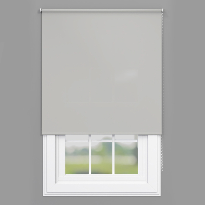 Rullegardin 80 x 175 cm grå transparent
