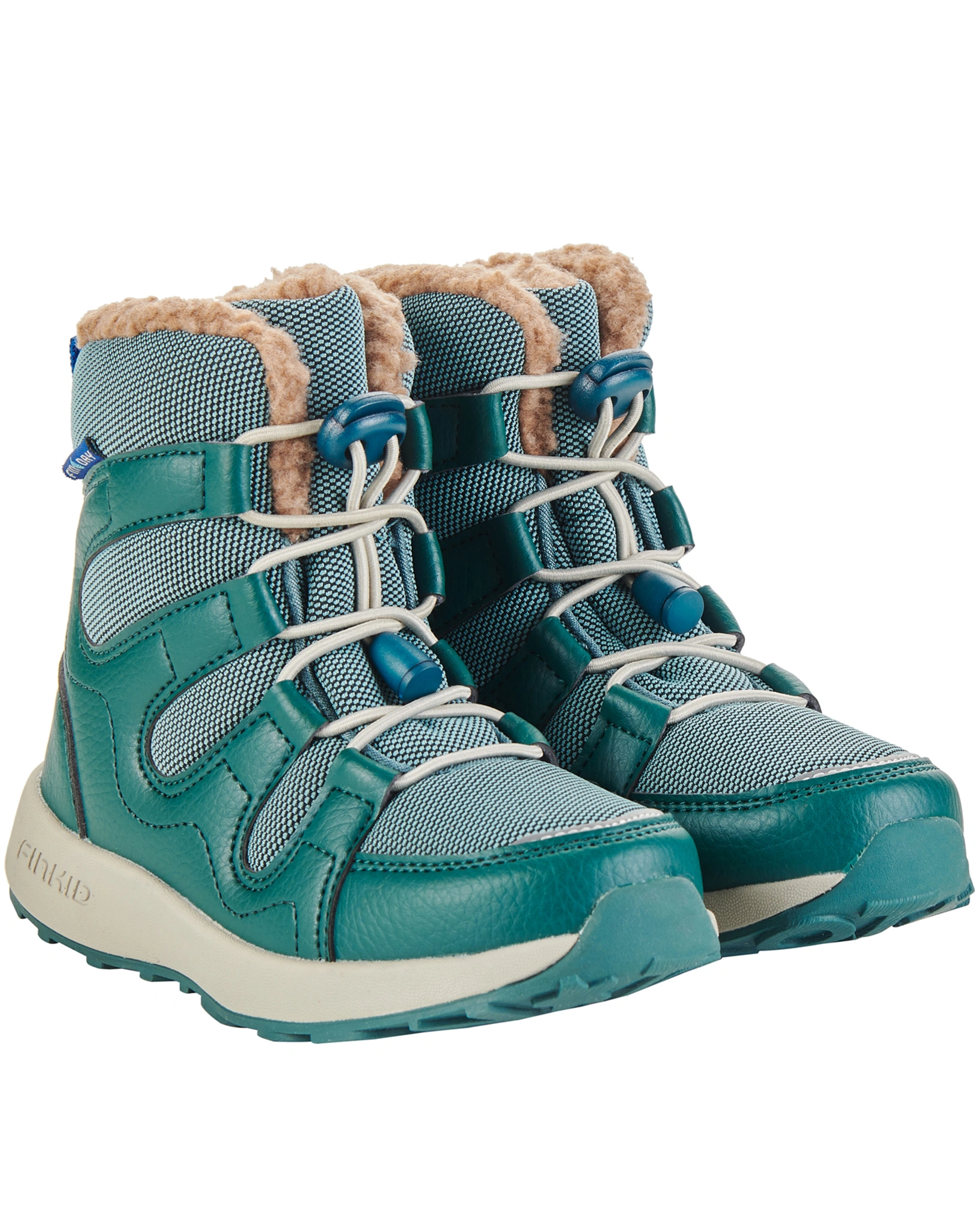 Schneestiefel HUIPPU in smoke blue/deep teal