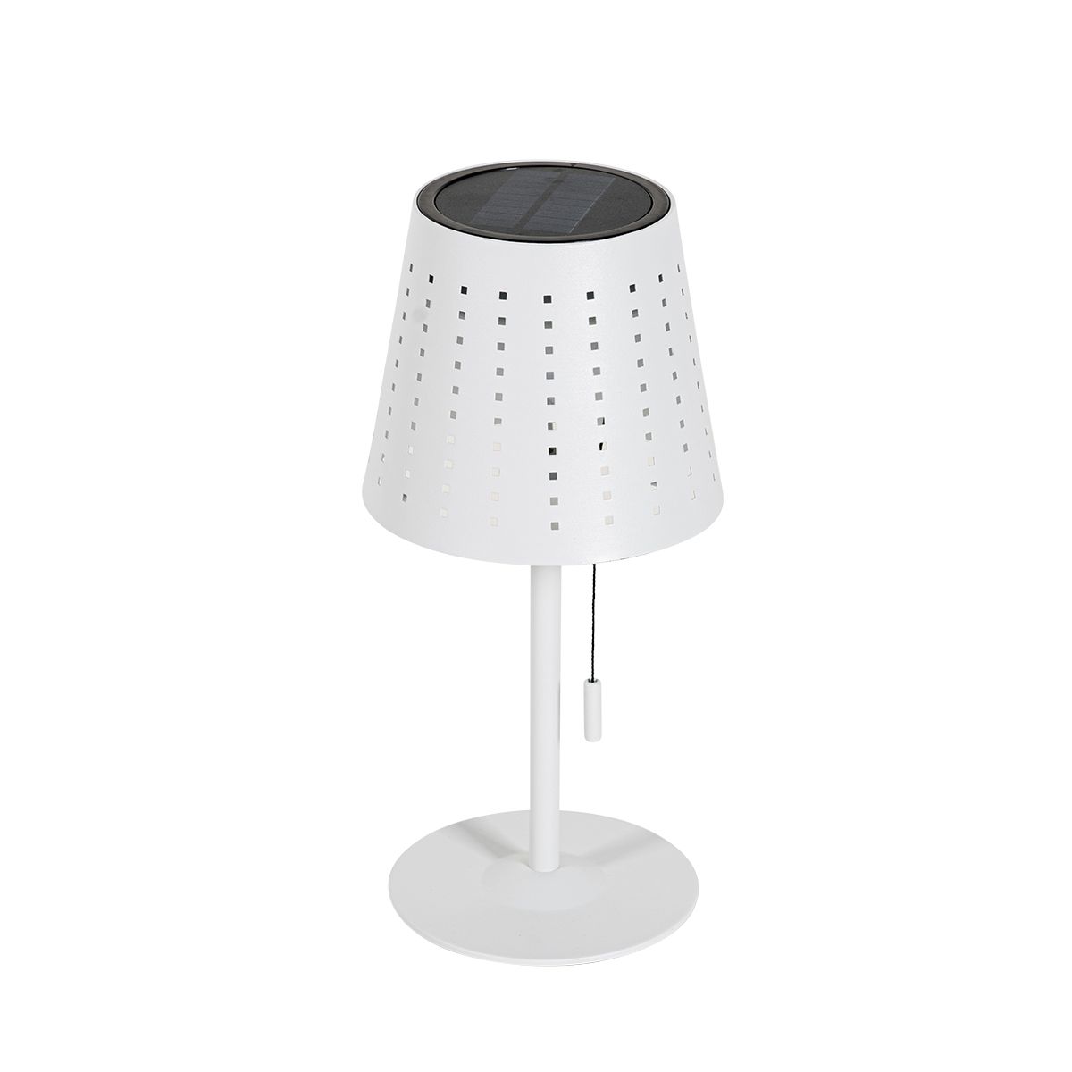 Set van 2 tafellampen wit incl. LED 3-staps dimbaar oplaadbaar en solar - Ferre