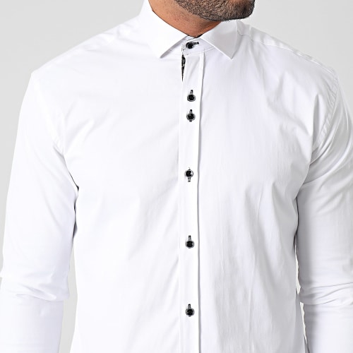 Chemise Manches Longues Blanc