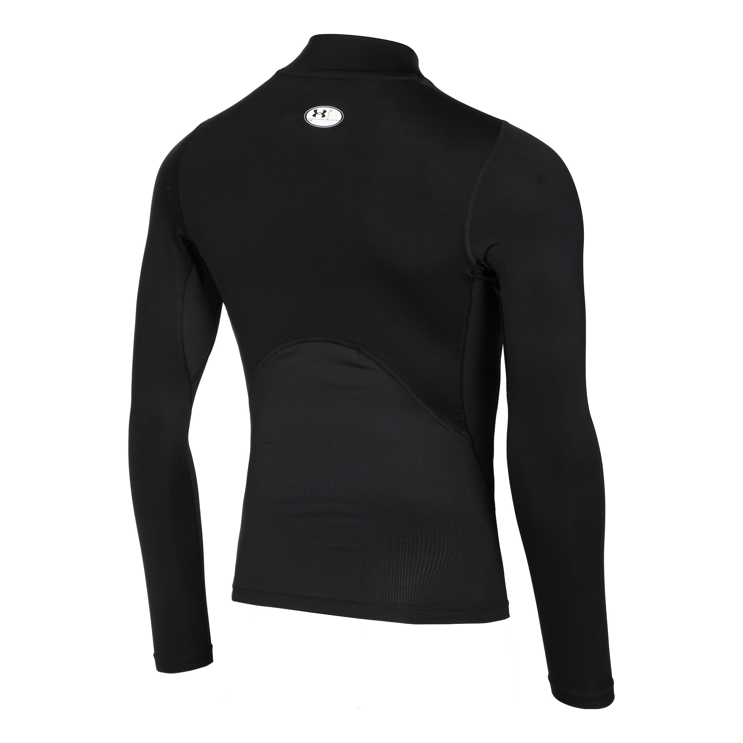 Under Armour Heatgear Comp Mock Haut Manches Longues Hommes - Noir