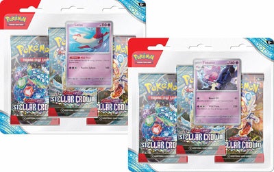 Pokémon Scarlet & Violet Stellar Crown Samlekort Latias/Tinkaton 3-Pack Blandet