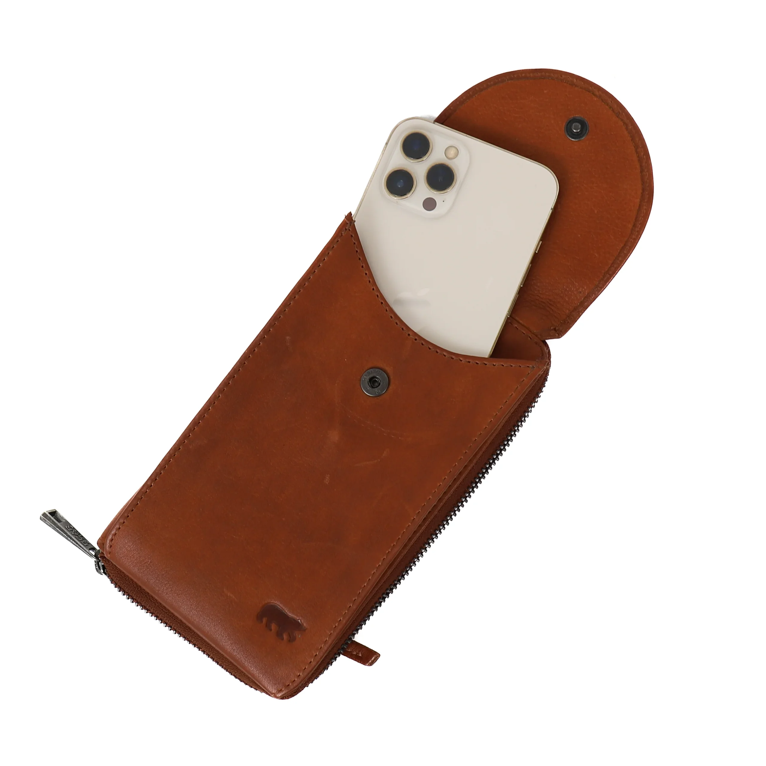 Bear Design Callisto Pelle Telefoontasje Patty Cognac CP7066