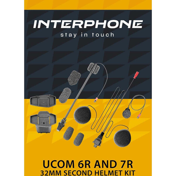 Interphone - Kit audio second casque 32 mm|U-Com 6R / 7R