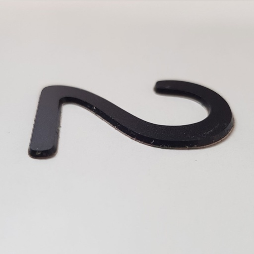 Chiffres en relief adhésif pour plaque de porte de 0 à 9