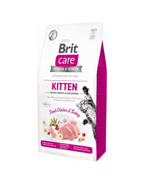 Brit Kitten Healthy Growth & Development Kalkoen&Kip - Kattenvoer