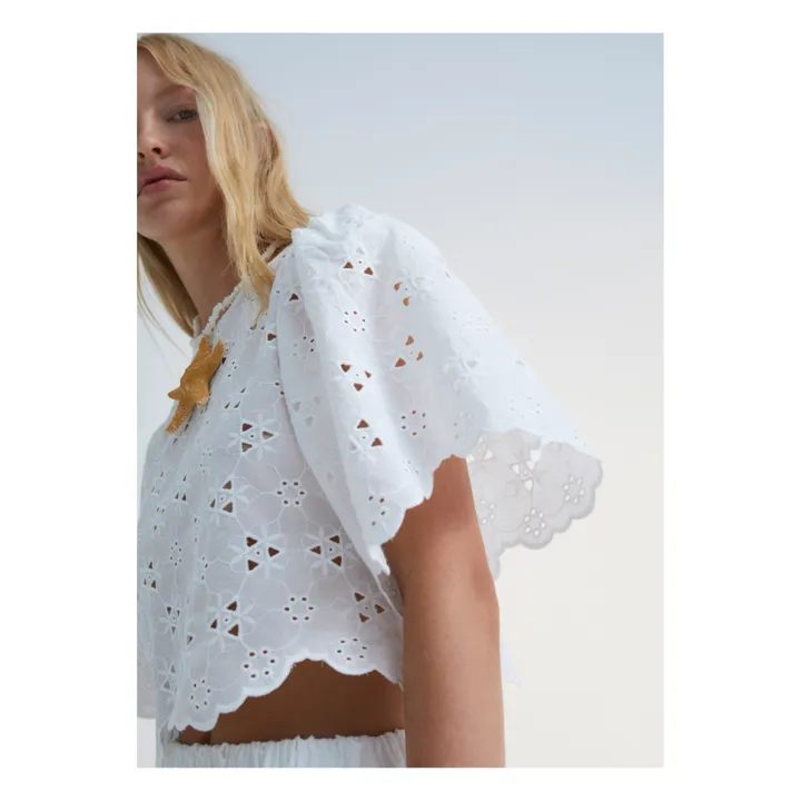 the new society Blouse Abbott - Collection Femme | Blanc