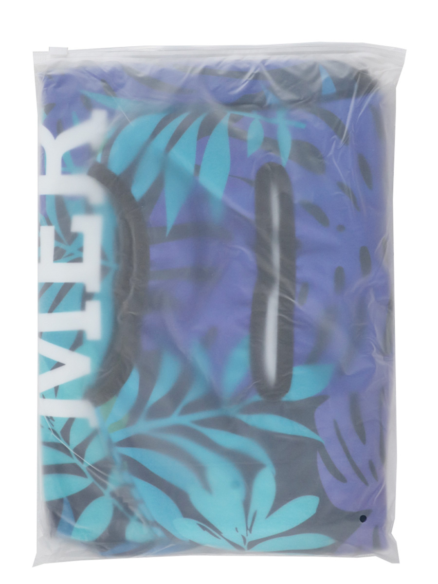 Housse de valise Periea Green and Blue Palm Leaves M