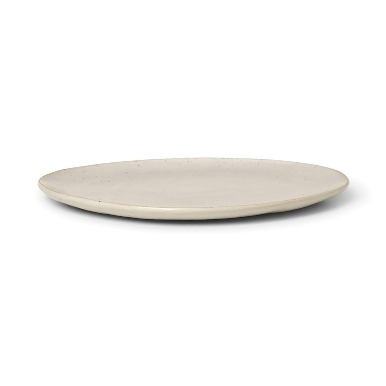 Ferm Living Flow ontbijtbord Ø22 off-white speckle