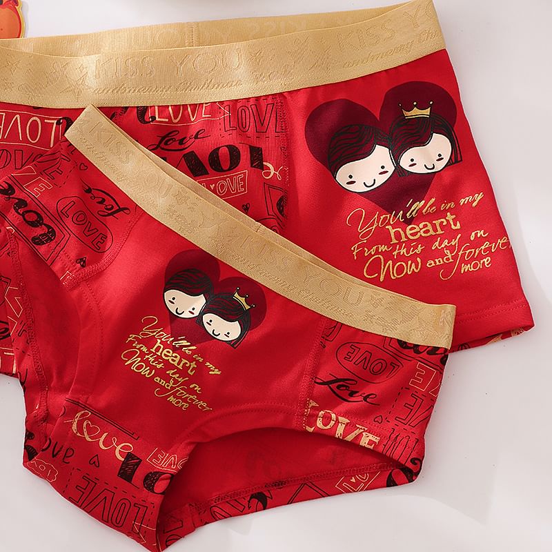 Pancherry - Koppelset: Cartoon Print Panty + Boxershort