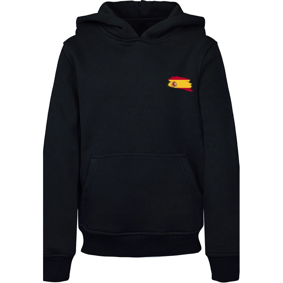 F4NT4STIC Hoodie Spain Spanien Flagge schwarz