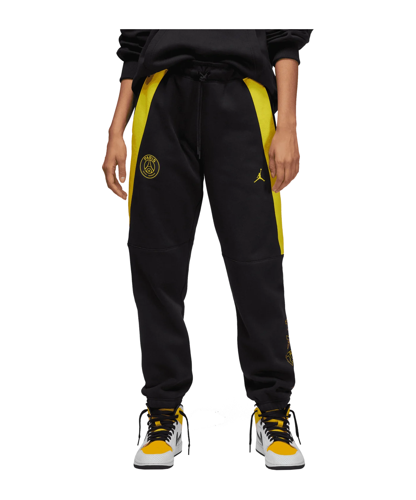 Jordan x PSG Fleece Jogginghose Damen Schwarz F010