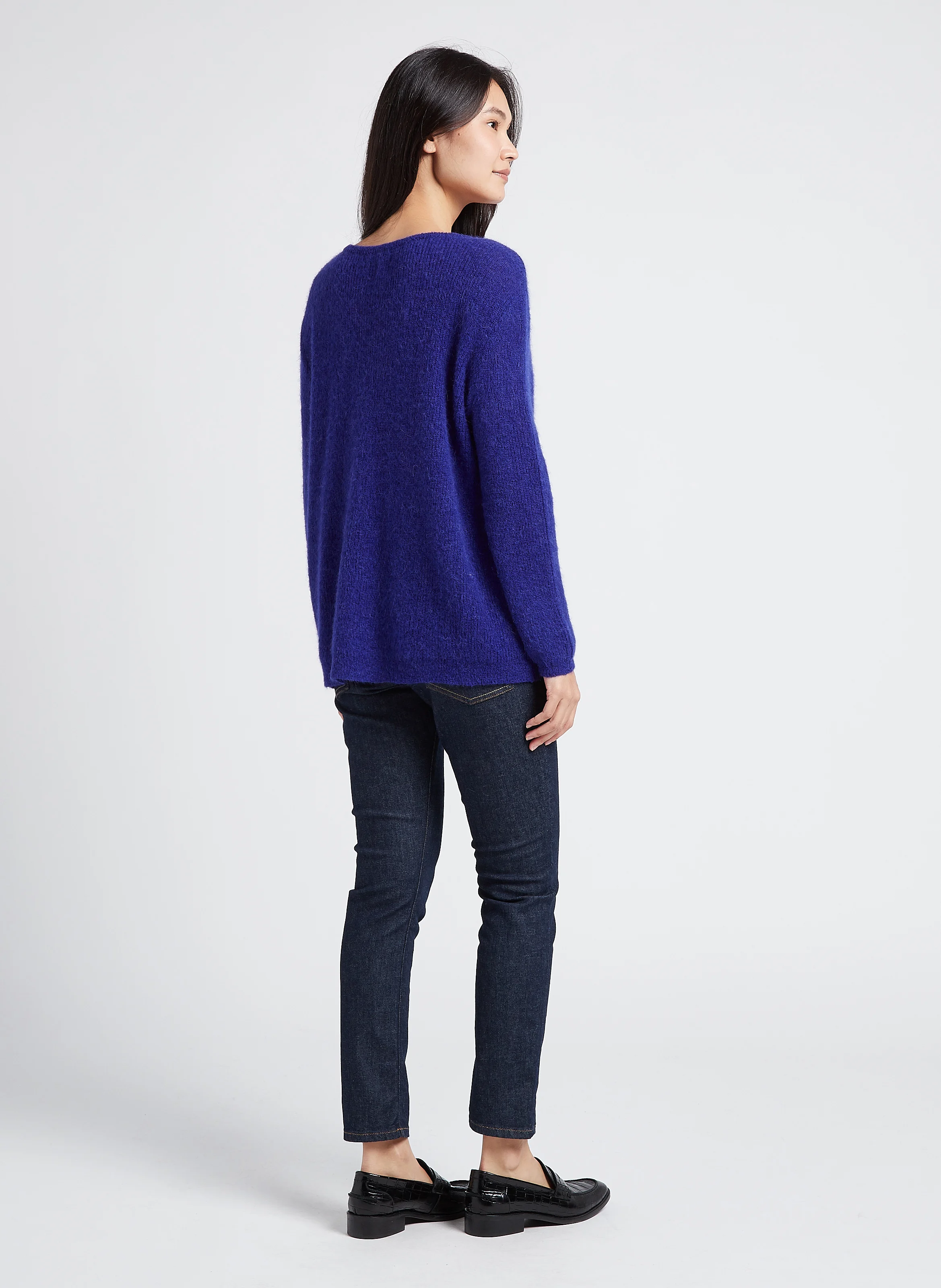 CRYSTAL - Jean slim en coton mélangé | Bleu