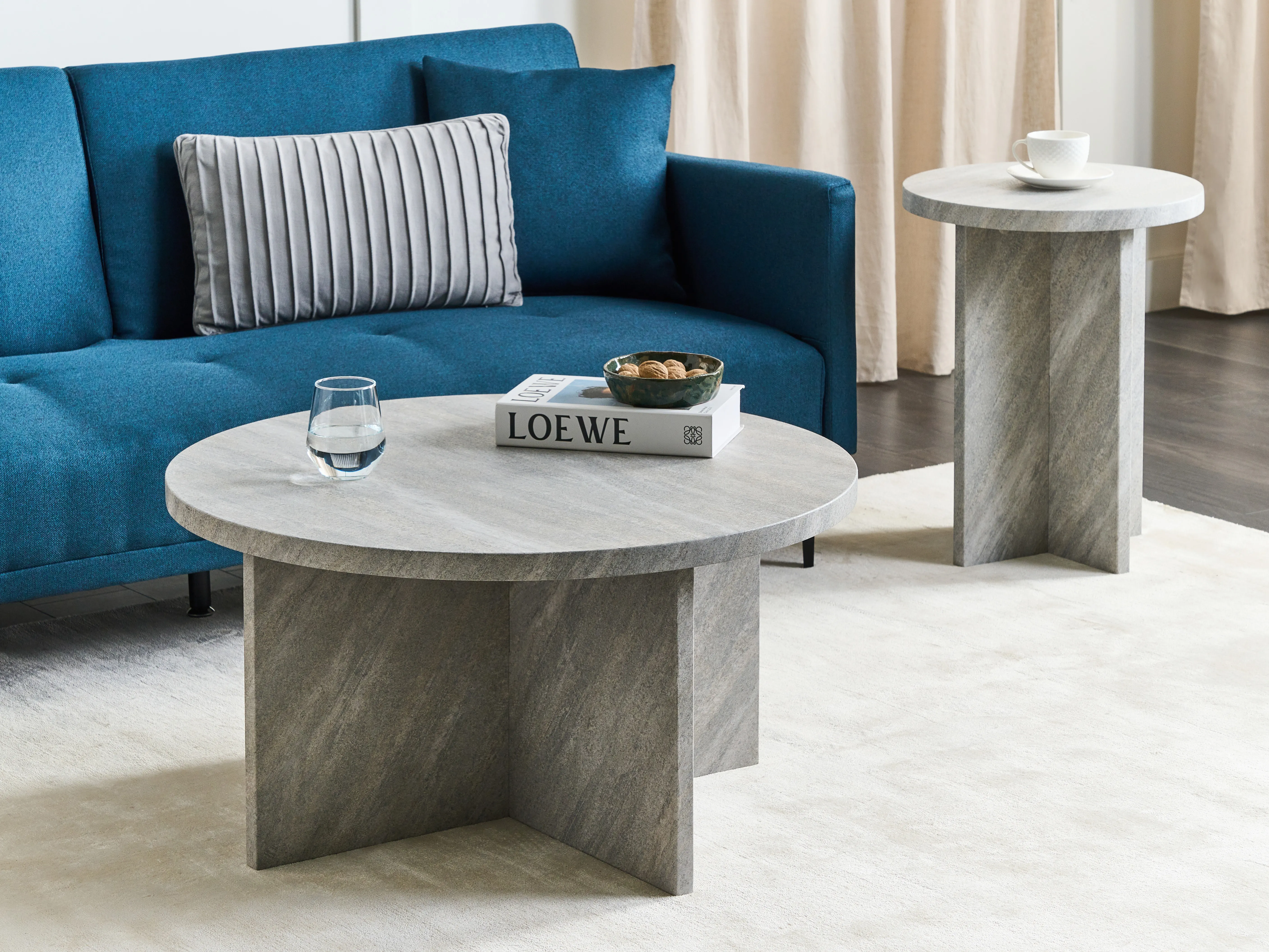 Salontafel STANTON Grijs beton-effect