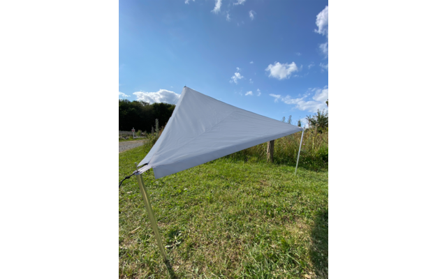 Bent Sonnensegel TC-Zip-Protect Canvas Single aus Baumwoll-Mischgewebe mit Reißverschluss-Abdeckklappen
