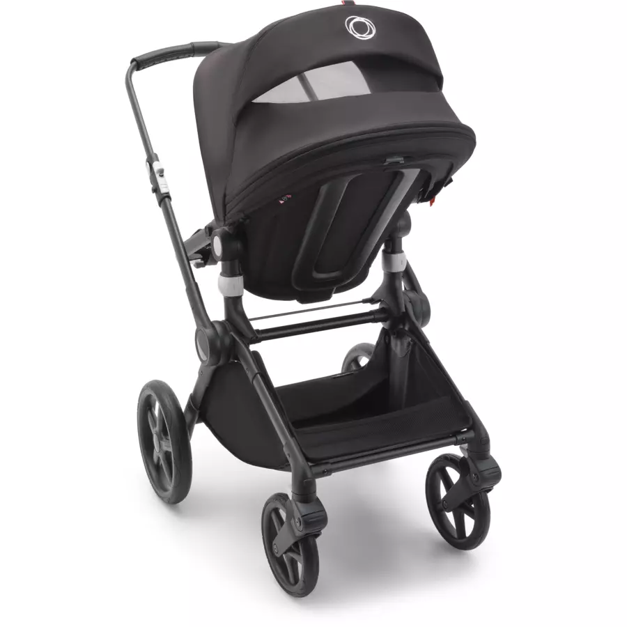 bugaboo Kinderwagen Fox Cub mit Liegeaufsatz und Sitz BlackMidnight Black