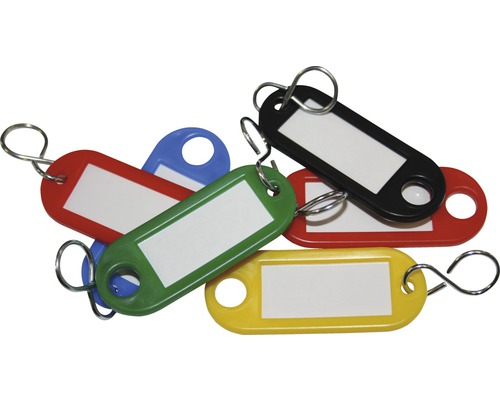 Sleutelhangerset, 5 stuks, kleurrijk