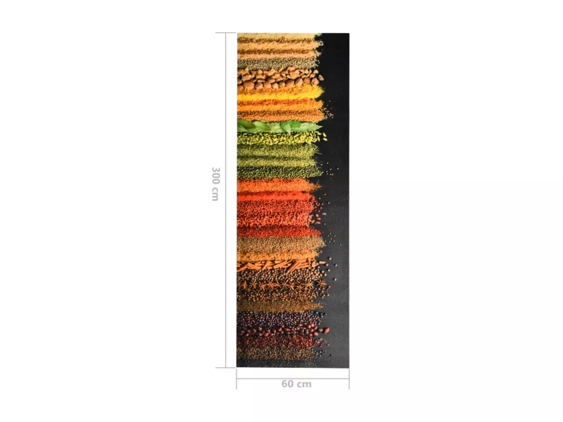 Tapis de cuisine lavable Épice 60x300 cm