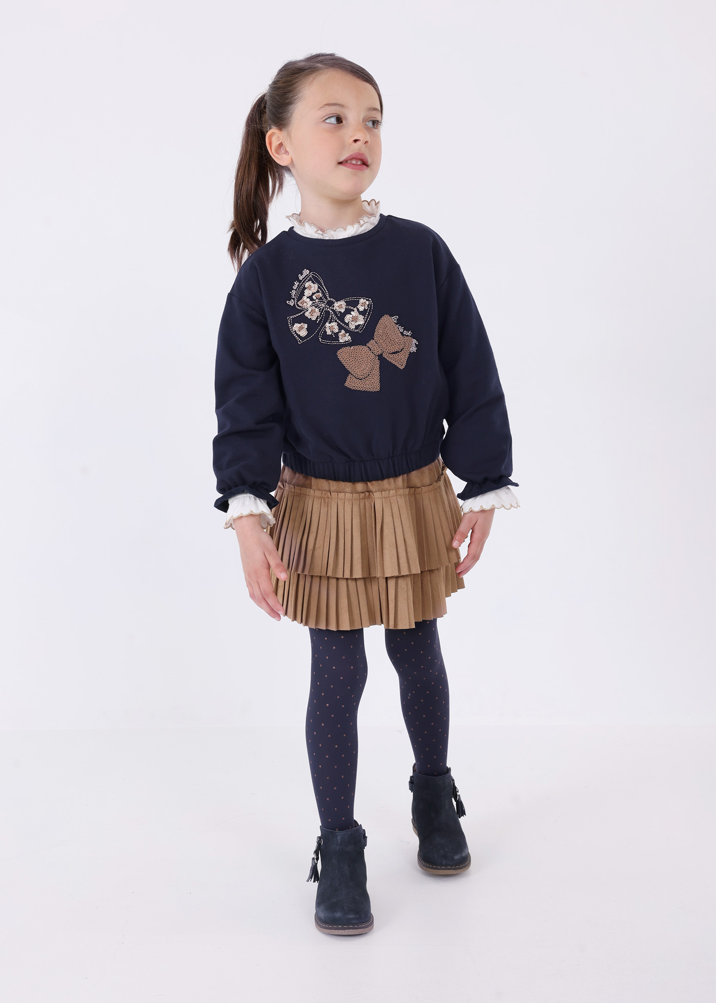 Moletom feminino de algodão estampado