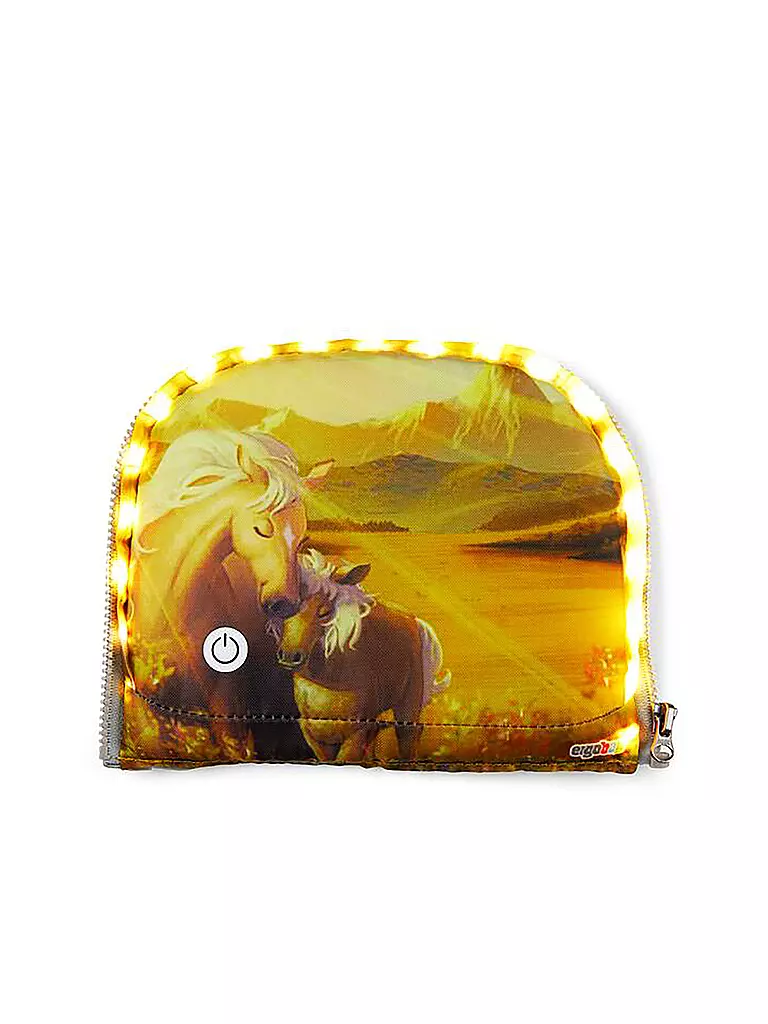 ERGOBAG Zip Set Zippies LED Pferd bunt