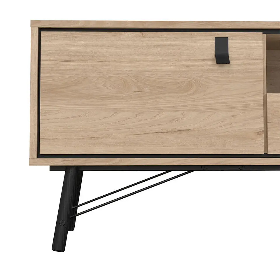 Hioshop Ry TV-meubel 1 deur 1 lade eikdecor