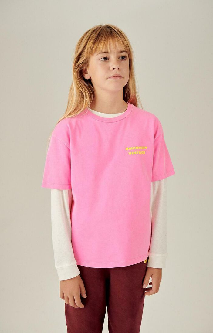 AMERICAN VINTAGE roze american vintage t-shirt fizvalley 1